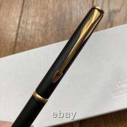 PARKER ballpoint pen matte black gold #0641