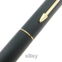 PARKER fountain pen 75 Color Matte black Nib Gold 14K / F Length 128mm