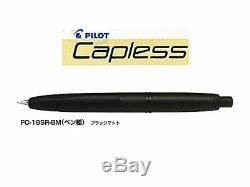PILOT Fountain Pen FC-18SR-BM-EF Capless Matte black Extra Fine from Japan