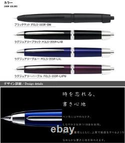 PILOT Fountain pen FCLS-35SR-BM Size F Capless LS Matte black 18K Aluminum