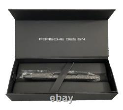 PORSCHE DESIGN P'3110 Tec Flex Matte Black Stainles Ballpoint Pen wz/Box Rare