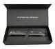 PORSCHE DESIGN P'3110 Tec Flex Matte Black Stainles Ballpoint Pen wz/Box Rare