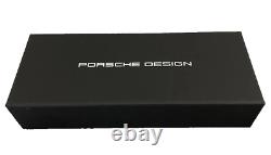 PORSCHE DESIGN P'3110 Tec Flex Matte Black Stainles Ballpoint Pen wz/Box Rare