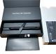 PORSCHE DESIGN Tec Flex Matte Black Knock type Ballpoint Pen wz/Box&Refill Rare