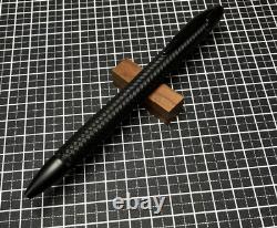 PORSCHE DESIGN Tec Flex Matte Black Knock type Ballpoint Pen wz/Box&Refill Rare