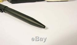 Parker 25 Epoxy Matt Black Ballpoint Pen Mint Nos With Original Dealer Clip Tag