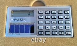 Parker 50 Falcon Matt Black Ballpoint Calculator Set Mint Boxed Nos