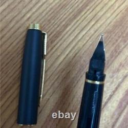 Parker 75 Matte Black 14K Fountain Pen Fine Nib With Box Unused