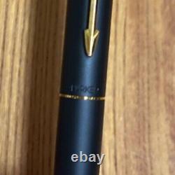 Parker 75 Matte Black 14K Fountain Pen Fine Nib With Box Unused