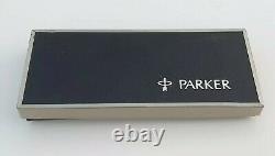 Parker 75 Sterling Silver Cisele Fp+pencil Set 14k X Fine Nib Flat Tassies