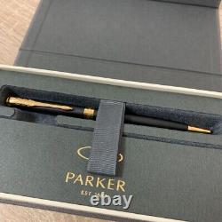Parker Ballpoint Pen SONNET Matte Black GT Slim withBox Unused