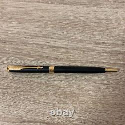 Parker Ballpoint Pen SONNET Matte Black GT Slim withBox Unused
