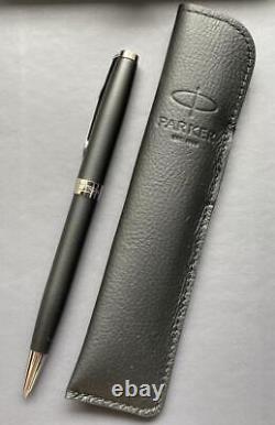 Parker Ballpoint Pen Sonnet Matte Black Ct With Case