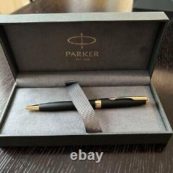 Parker Ballpoint Pen Sonnet Matte Black GT Matte Black withBox Unused