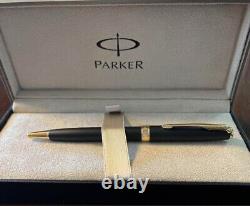 Parker Ballpoint Pen Sonnet Matte Black withBox Unused