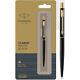 Parker Classic Jotter Stainless Steel Gold GT & CT Ballpoint Pens, Blue Ink