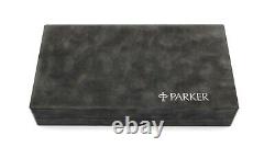 Parker Duofold Rollerball Pen Black & Gold 2 Flat Top Old Version New 91022