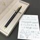 Parker Fountain Pen 75 Matte Black Late Model Good Condition