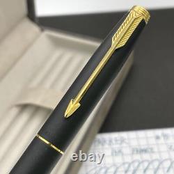 Parker Fountain Pen 75 Matte Black Late Model Good Condition