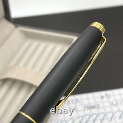 Parker Fountain Pen 75 Matte Black Late Model Good Condition