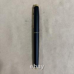 Parker Fountain Pen #75 Matte Black XF #9c2f47