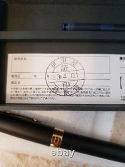 Parker Fountain Pen Sonnet Matte Black Gt Japan seller