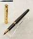 Parker Rollerball ARROW in Matte Black with golden Cap from around 1979