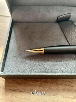 Parker Sonnet Matte Black Gt Ballpoint Pen With Box