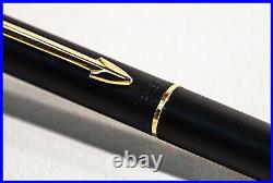 Parker The Matte Black Classic Ballpoint Pen with New Blue Refill