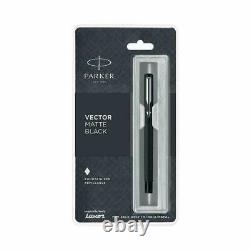 Parker Vector GT Fountain Pen, Matte Black pack of 10
