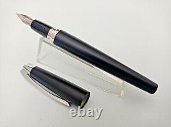 Pilot Black Matte Cartridge Converter Fountain Pen Ss M Nib Vintage Rare