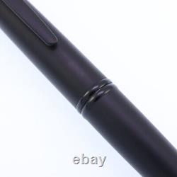 Pilot Capless Matte Black NIB 18K gold B (8682)