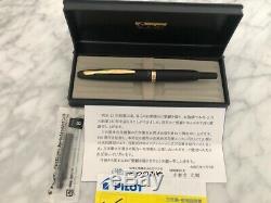 Pilot Capless VANISHING POINT Matte Black 18K F-nib Japan only release Limited