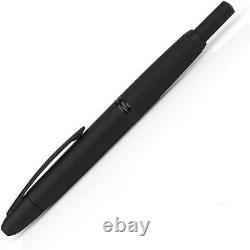 Pilot Fountain Pen Capless Matte Black 18K M Nib FC-18SR-BM-M