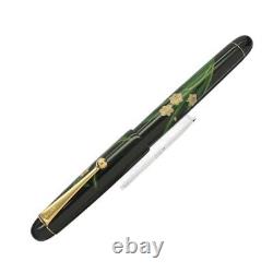 Pilot Fountain Pen Flat Maki-e Daffodil Fine Print Used Good From Japan