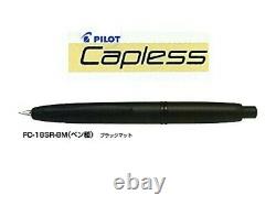 Pilot Fountain pen FC-18SR-BM-EF Capless Extra fine Matte black Stationery