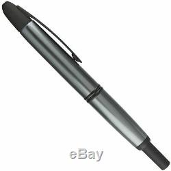 Pilot Namiki Vanishing Point Gunmetal Matte Black Medium Fountain Pen #60584