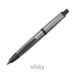 Pilot Vanishing Point Fountain Pen, Gun Metal/Matte Black, Extra Fine (60578)