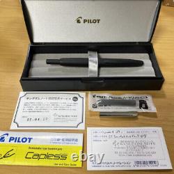 Pilot capless fountain pen matte black character width M FC-18SR M855