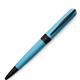 Pineider Avatar Ballpoint Pen, Matte Ice Blue with Black Trim, Made In Italy, New