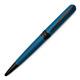 Pineider Avatar Ballpoint Pen, Matte Lapis Blue with Black Trim, Made In Italy