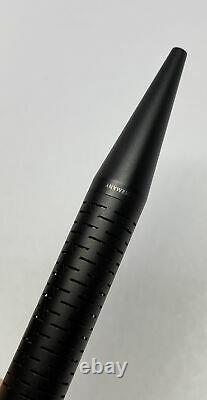 Porsche Design P3115 Laser Flex MATTE Black PVD Coated Ballpoint Pen