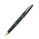 Pre-owned Montblanc Germany Matte Black Gold Classic Fountain Pen #220P EF