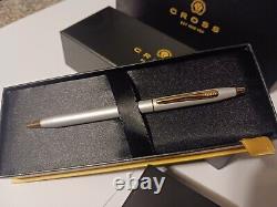 RARE 1998 Cross Century Classic Lumina and 23kt Gold Ballpoint Pen $200 NEW GIFT