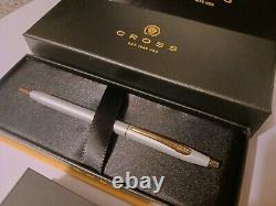 RARE 1998 Cross Century Classic Lumina and 23kt Gold Ballpoint Pen $200 NEW GIFT