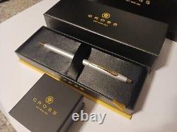 RARE 1998 Cross Century Classic Lumina and 23kt Gold Ballpoint Pen $200 NEW GIFT