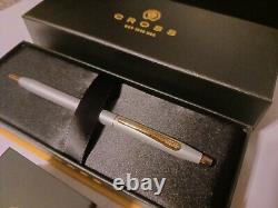 RARE 1998 Cross Century Classic Lumina and 23kt Gold Ballpoint Pen $200 NEW GIFT