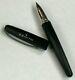 RARE ZENITH Genuine Novelty Ballpoint Pen Matte Black Cap-type withBox (Black Ink)