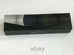 RARE ZENITH Genuine Novelty Ballpoint Pen Matte Black Cap-type withBox (Black Ink)