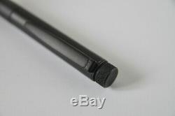 ROtring LAMBDA Matte Black SET Rollerball Ballpoint KNURLED Germany COLLECTABLE